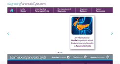 Desktop Screenshot of diagnosingpancreaticcysts.com